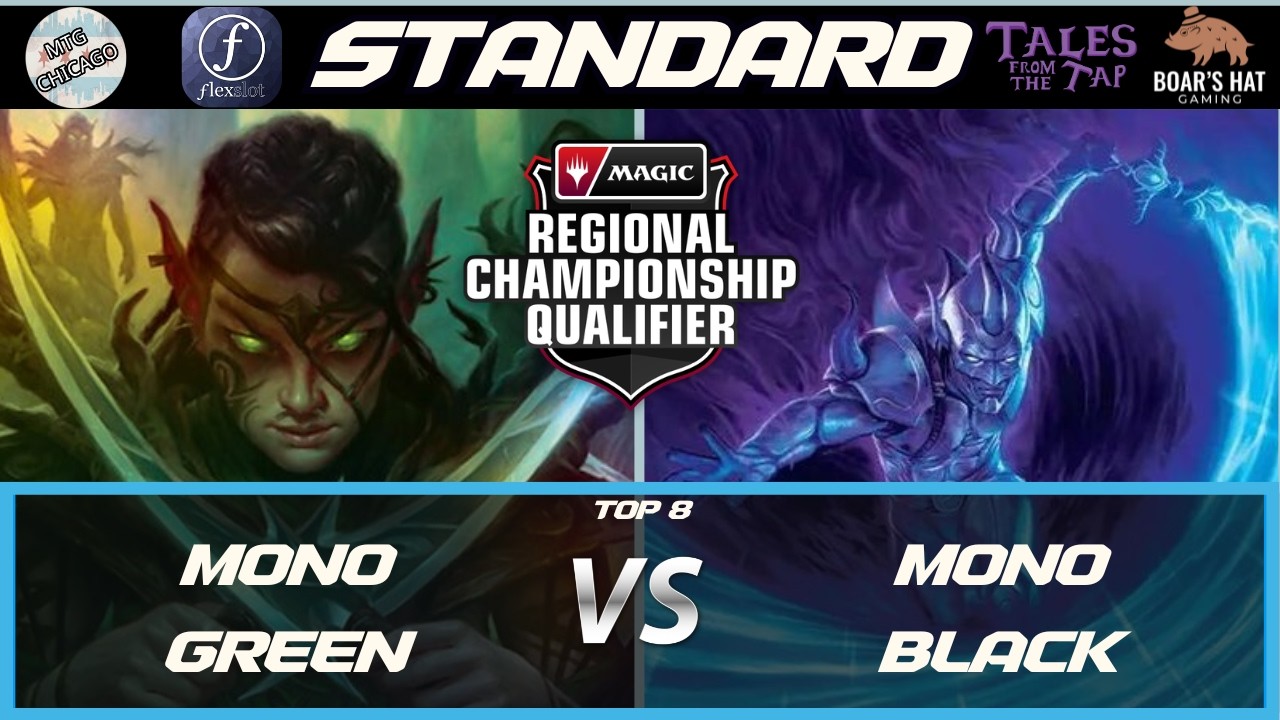 Монозелёный против моночёрного [RCQ Standard Top 8]