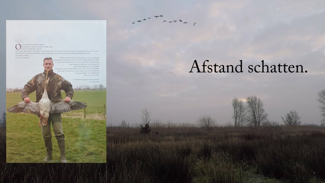 Jagen - Afstand schatten.