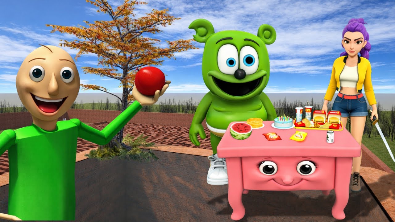 Baldi Is Ruining Everything for Gummy Bear, Rumi & the K-Pop Demon Hunters in GMOD | Freary Mod EP 7
