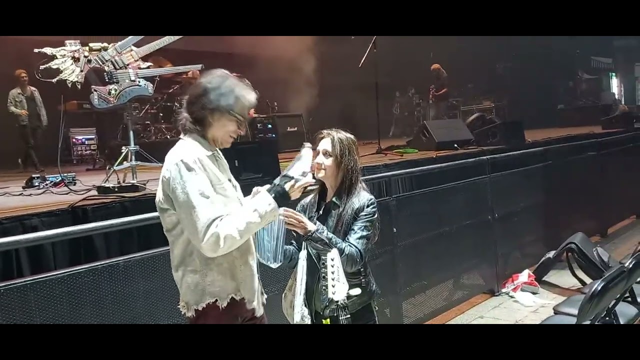 Steve Vai y Carina Alfie