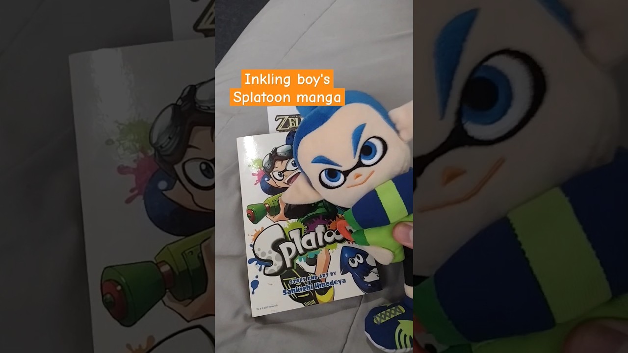 Splatoon manga with inkling boy 