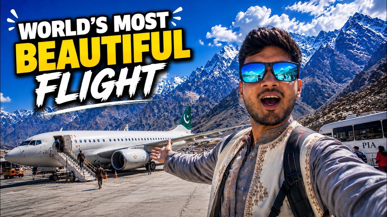 MOST SCENIC Flight in the World!? (Islamabad to Skardu)