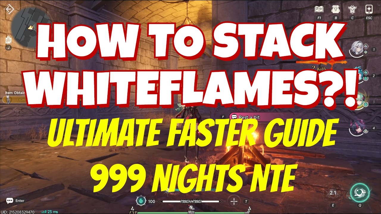 HOW TO STACK IROI'S WHITEFLAME GUIDE | 999 NIGHTS NTE
