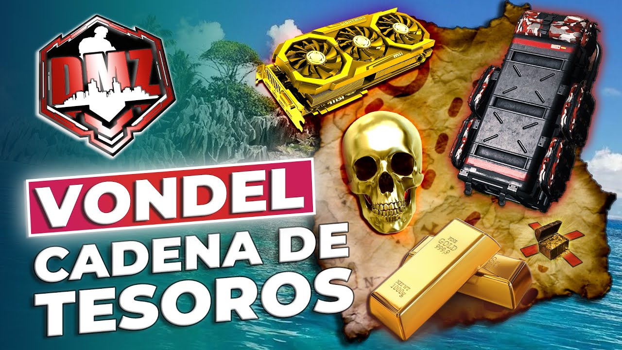 TESOROS SECRETOS en VONDEL DMZ - CONSIGUE BARRAS DE ORO, GPU y CALAVERAS DORADAS | Call of Duty MW2