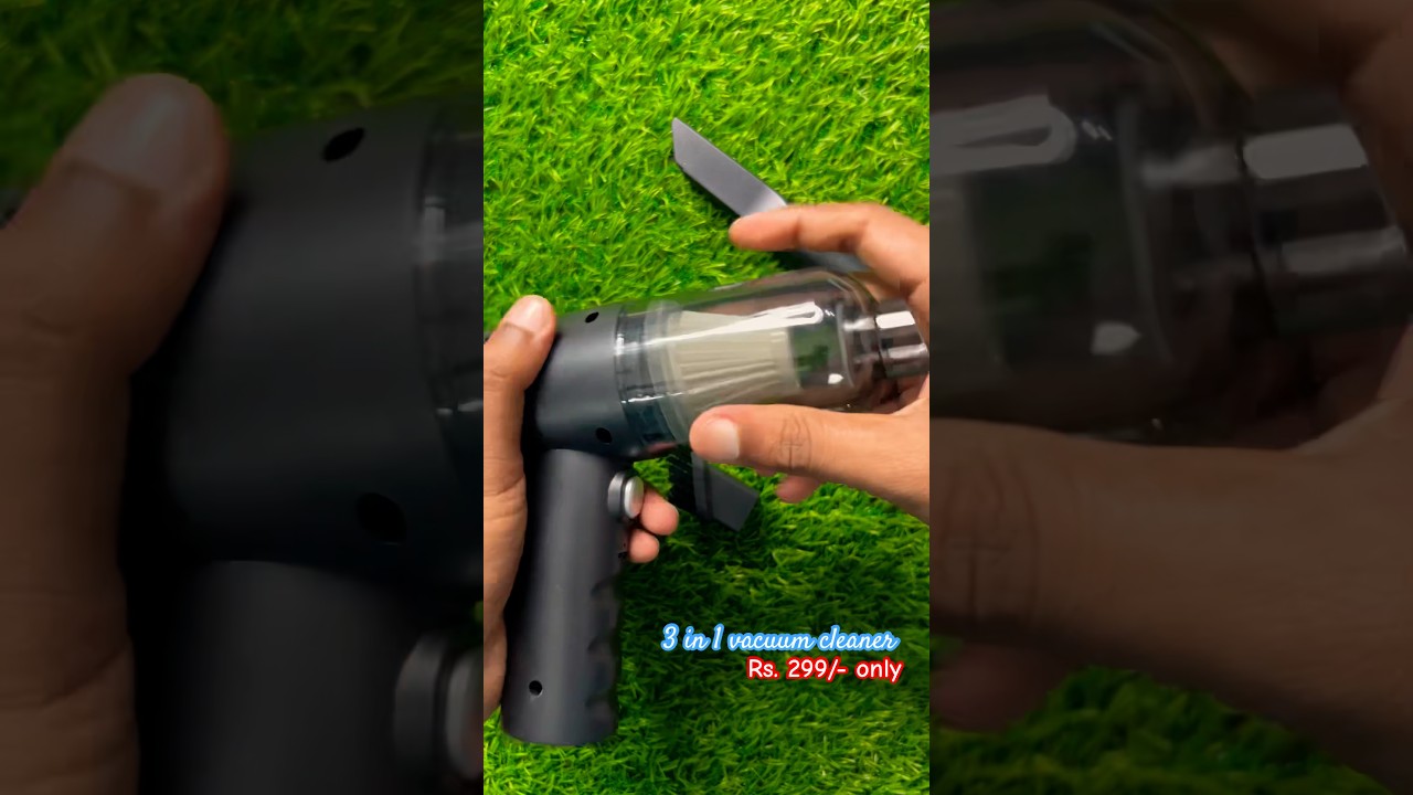 Portable vacuum 3 in 1 only Rs 299/- #rechargeable #vacuum #3in1vacuum #trendyourstyle