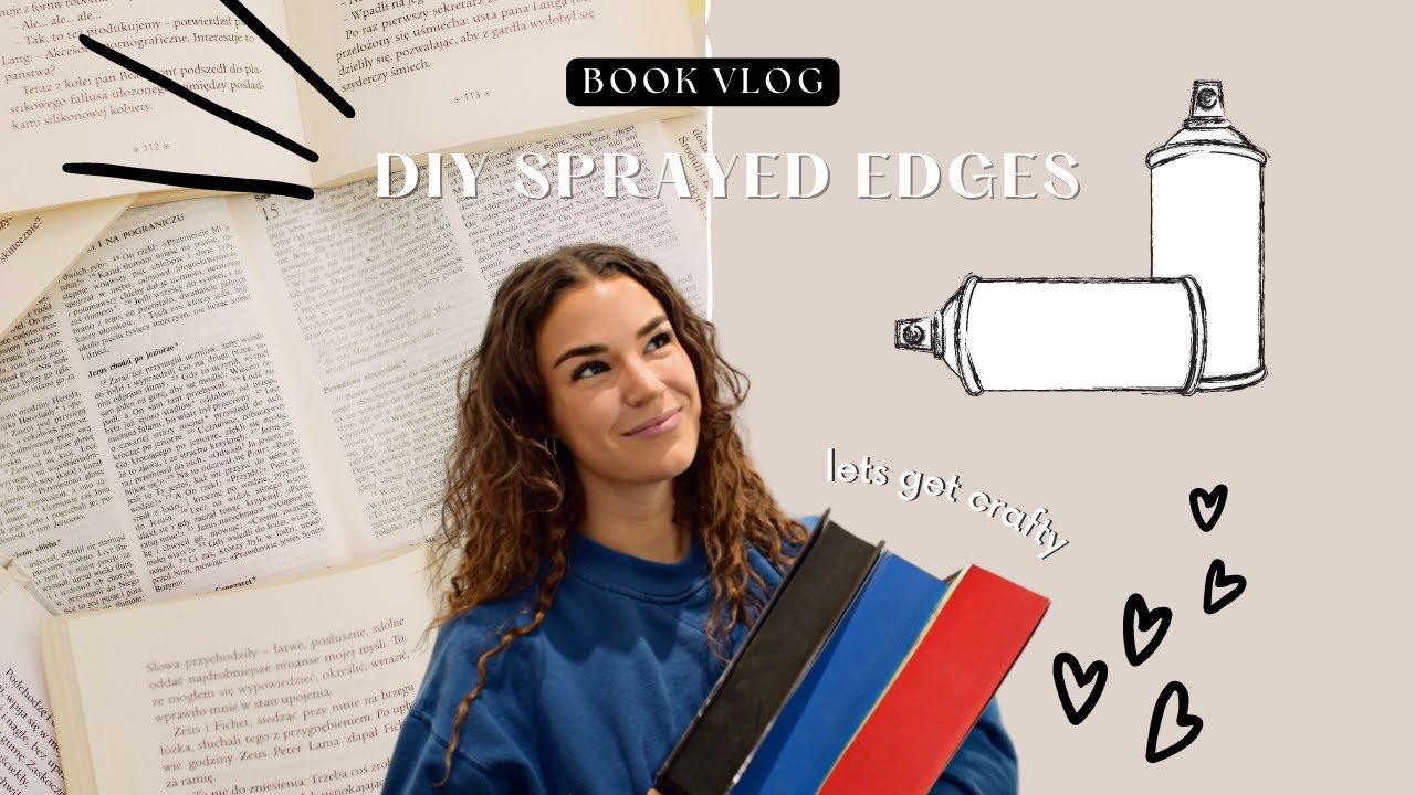 i attempt to spray paint my books | crafty gworl szn