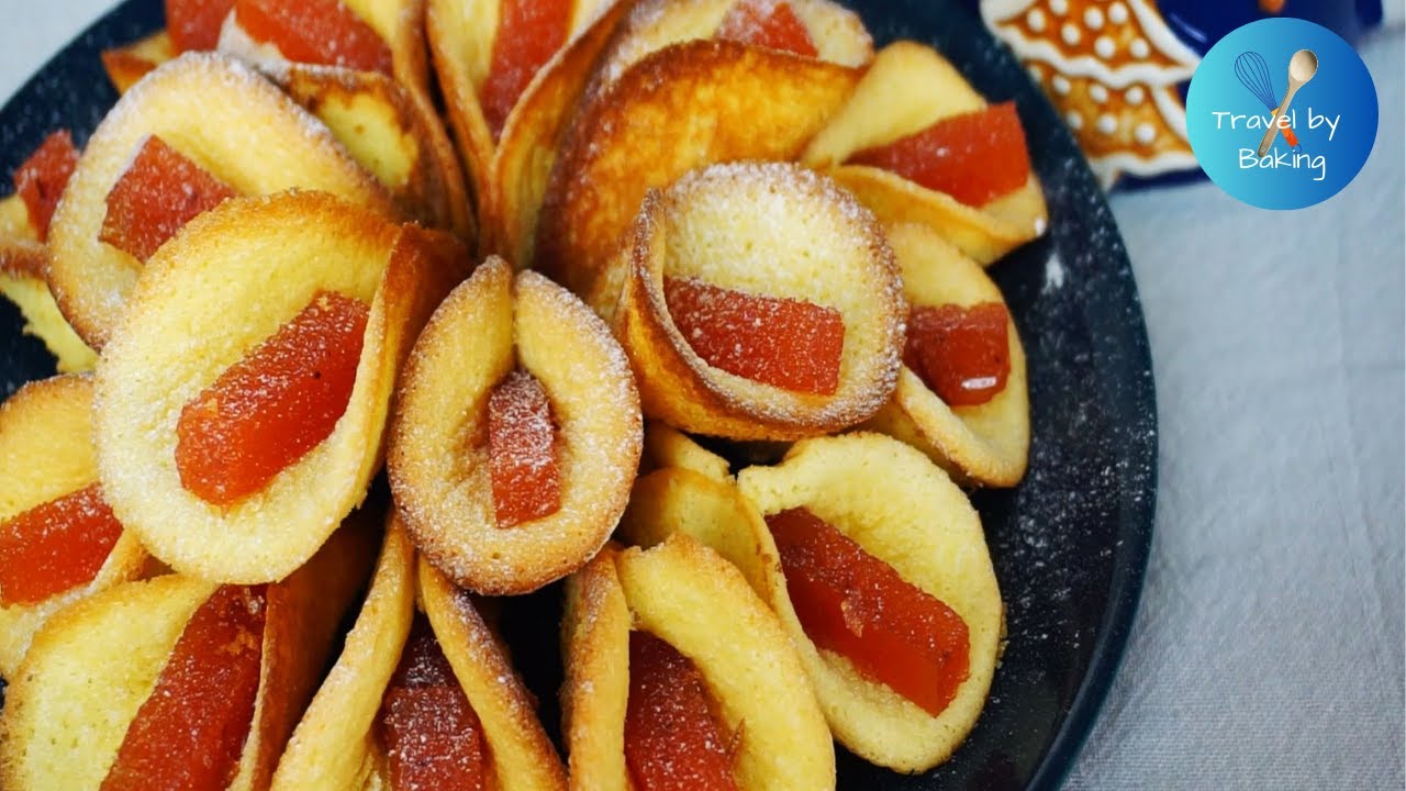 3 ingredient cookies with jelly (calla flower cookies)