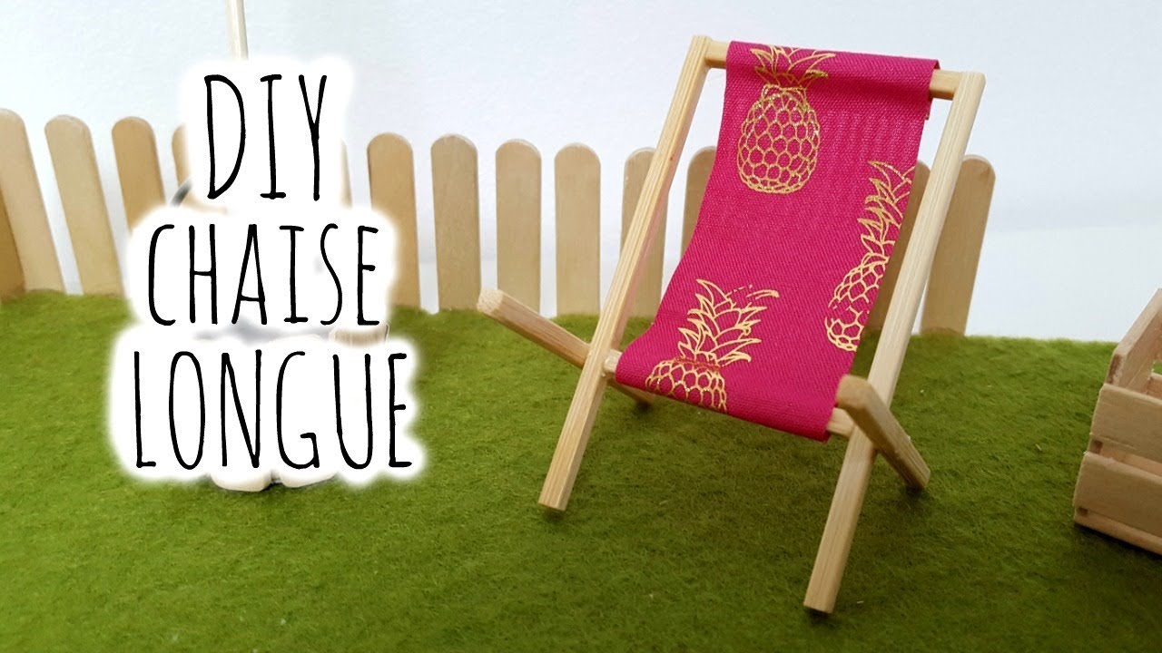 DIY MINIATURE MAISON POUPÉE TRANSAT DE JARDIN EN BOIS
