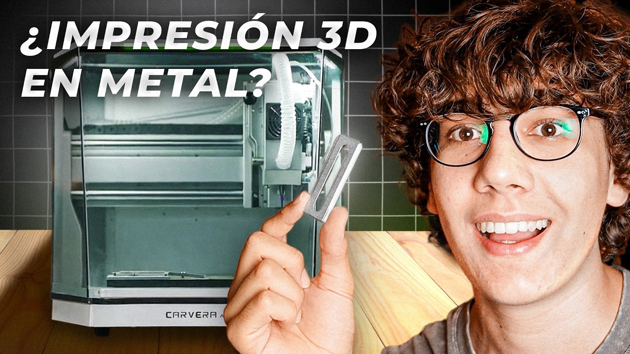 Hacer piezas de Metal en Casa YA ES POSIBLE! - Carvera Air CNC