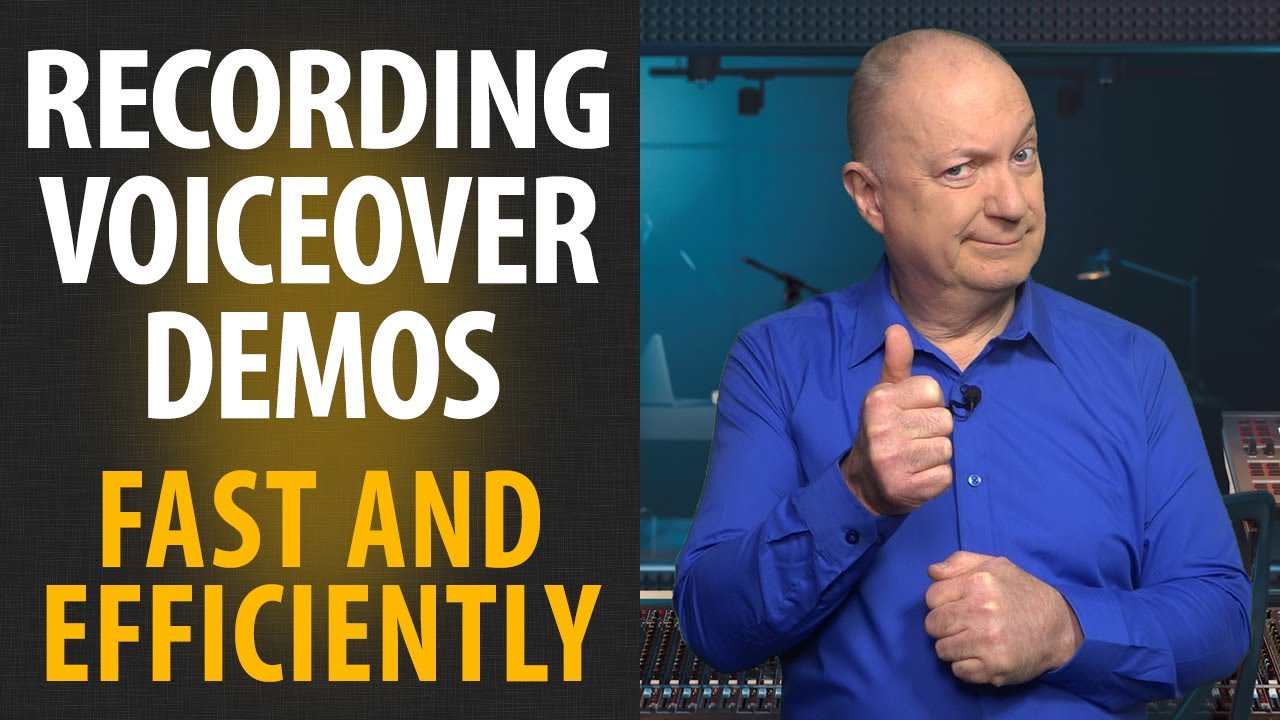 RECORDING VOICEOVER AUDITIONS FAST AND EFFICIENTLY
