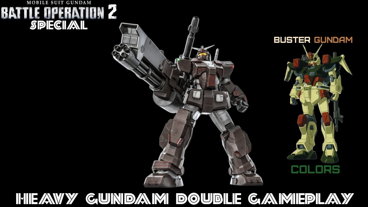 GBO2 Special: Heavy Gundam Double Gameplay (Post November 2025 Buff) (Buster Gundam Colors)
