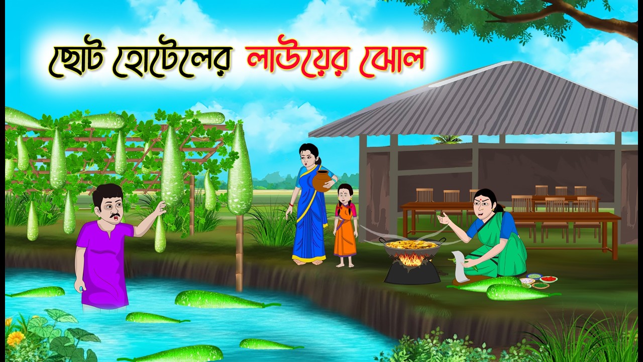 ছোট হোটেলের লাউয়ের ঝোল | Bengali Fairy Tales Cartoon | Rupkothar Bangla Golpo | Thakumar Jhuli