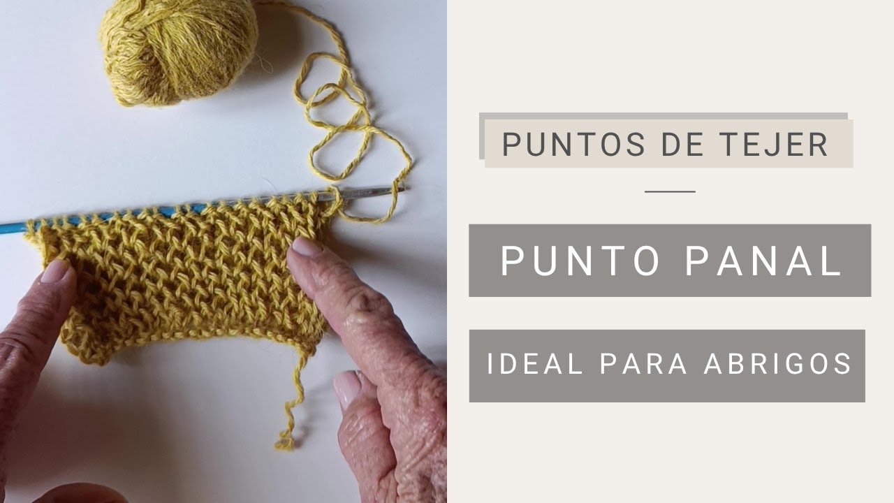 C&oacute;mo Tejer un Nuevo Punto Panal con Dos Agujas 🧶 #tejerconlucila