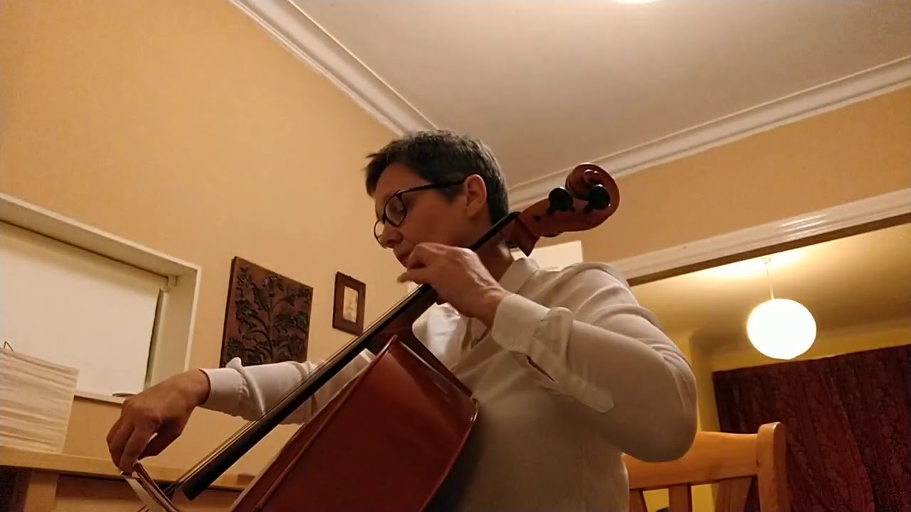 Arioso - Trowell. Adult cello learner 11 and a half months.