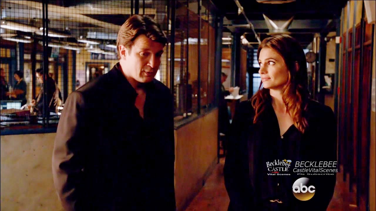 Castle 8x07  Beckett Tells Castle He's Good Looking Too “The Last Seduction”