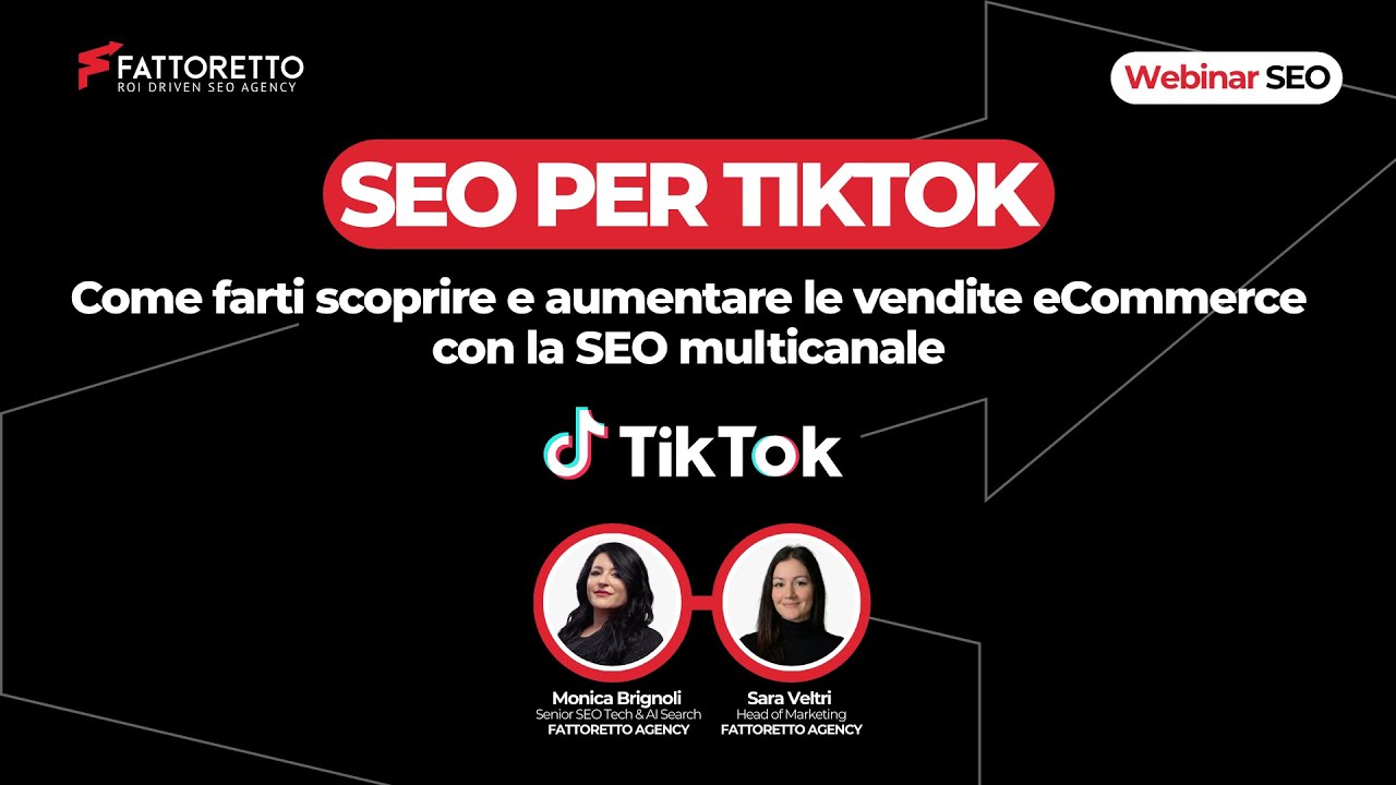 SEO per TikTok - Come farti scoprire e aumentare le vendite eCommerce