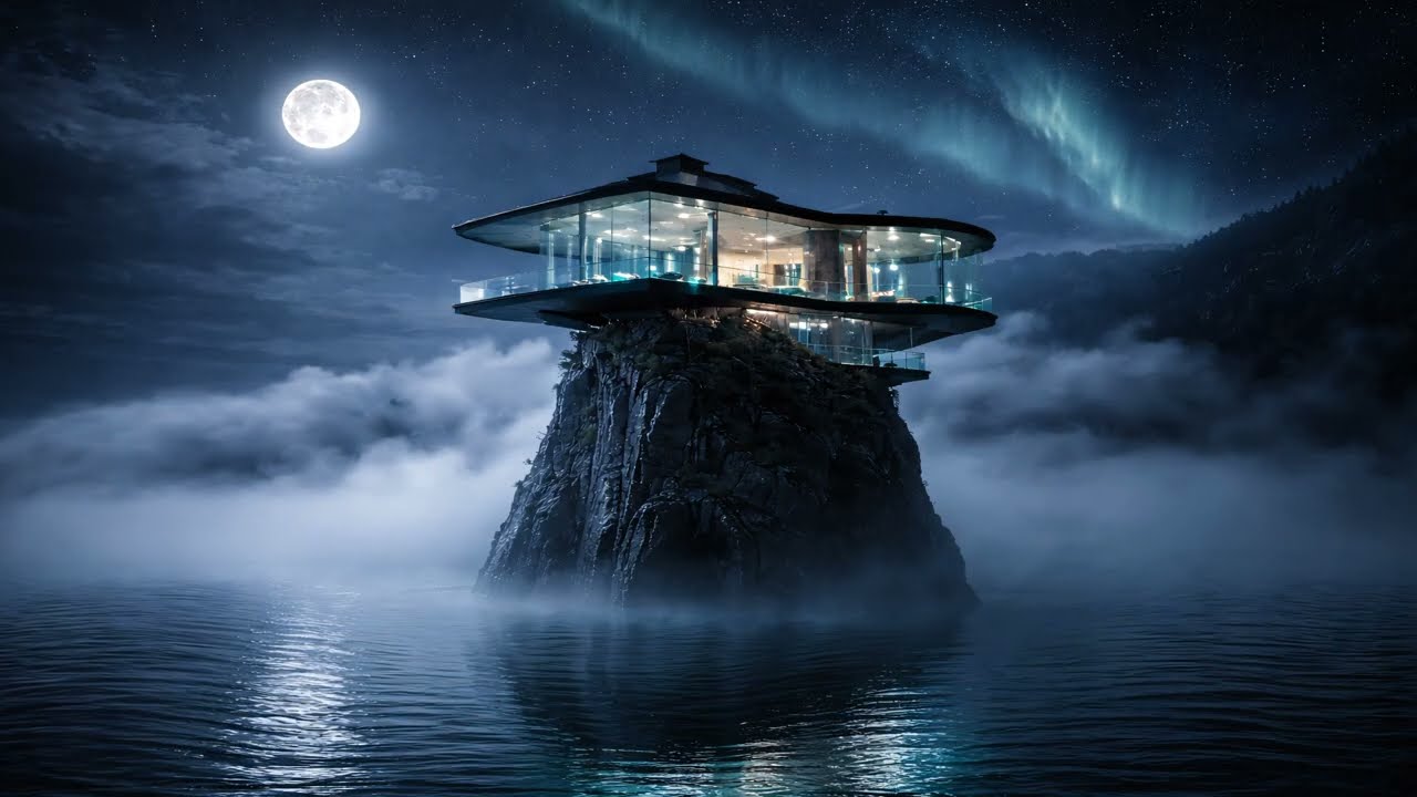 THE HOUSE OF DREAMS ✨ Most Isolated Glass Mansion | 1 Hour of Pure Luxury / Floating Above the Ocean