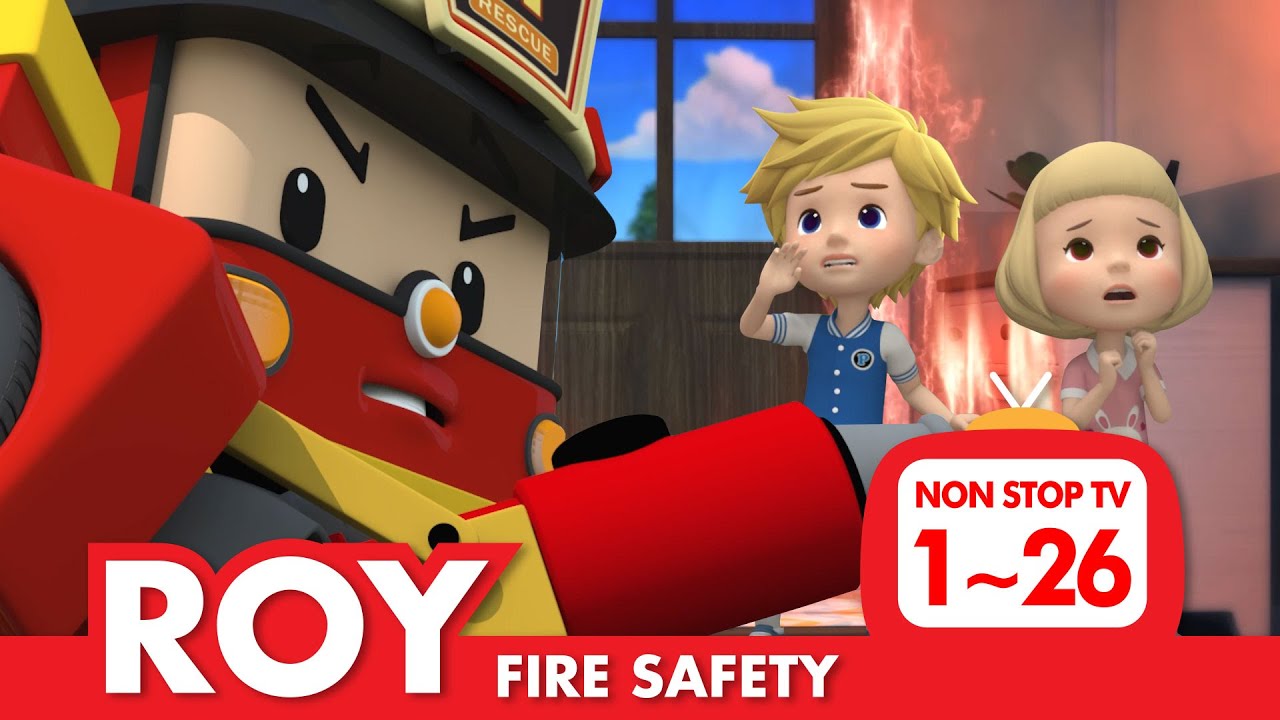 [🚒Seri Keselamatan Kebakaran ROY] Episode Lengkap│1~26 Episode│2 Jam│POLI TV Bahasa Indonesia