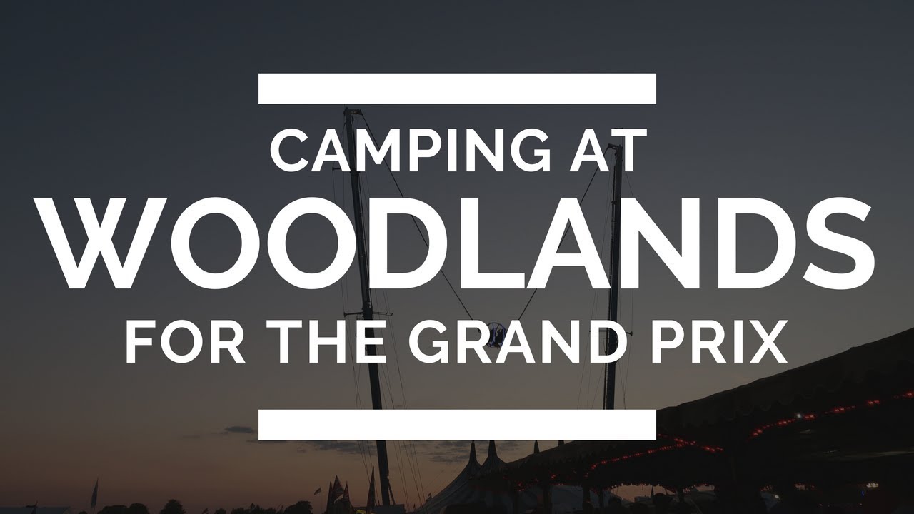 Camping at Woodlands for the Formula 1 F1 Grand Prix #vanlife