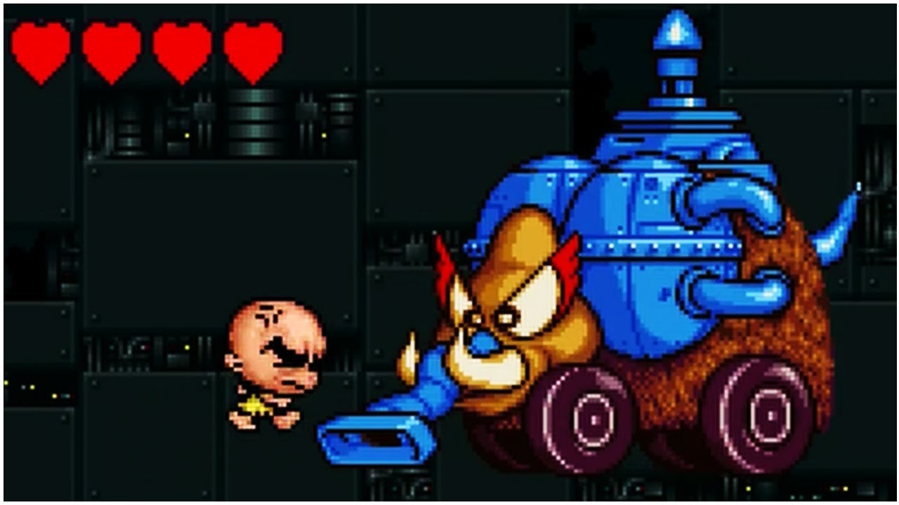 Super Bonk - All Bosses (Snes)