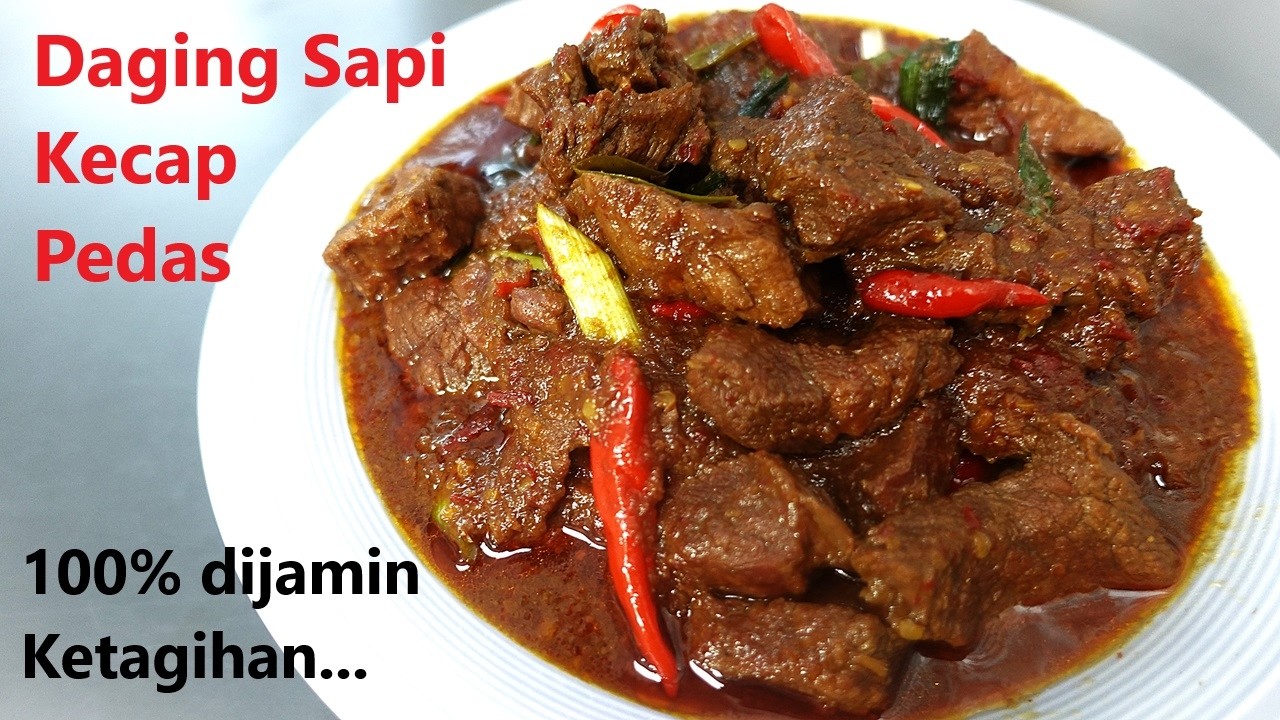 Saya tidak pernah bosan memasak daging sapi seperti ini - daging sapi kecap pedas..