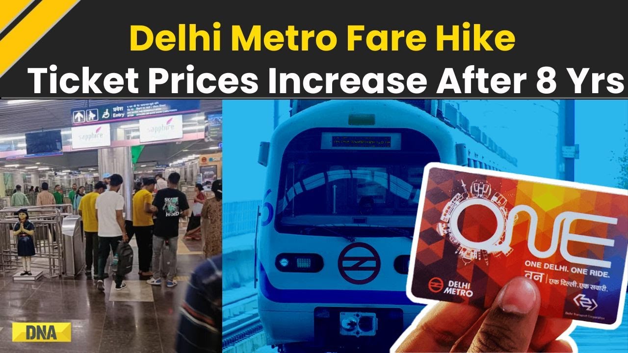 Delhi Metro Fare Hike: DMRC Increases Ticket Prices After 8 Years, Here's The New Slab
