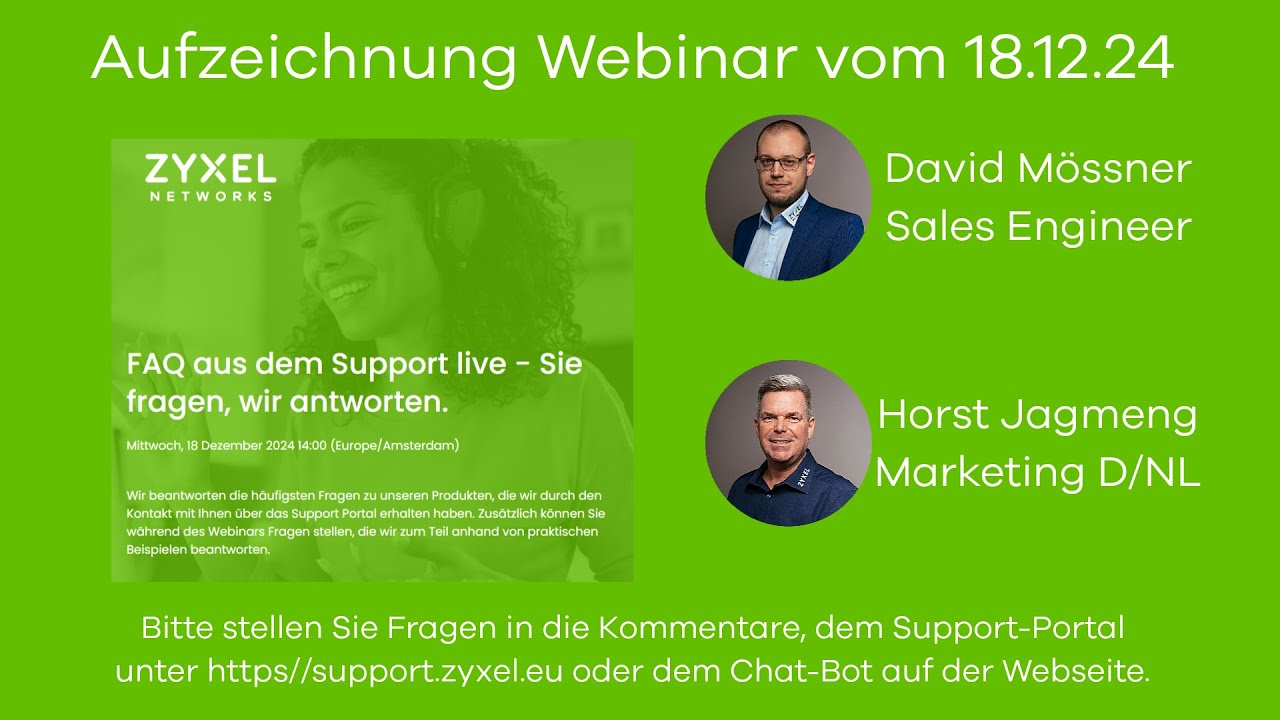 Fragen aus dem Support -  Sie fragen, wir antworten. Webinar vom 18.12.24