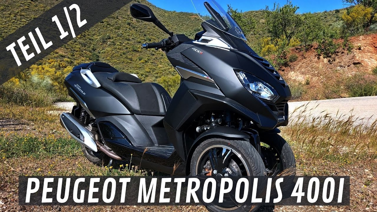 Peugeot Metropolis 400i Allure (2021) | Probefahrt, Teil 1 von 2, Fahrvideo mit Eindrücken (DEUTSCH)