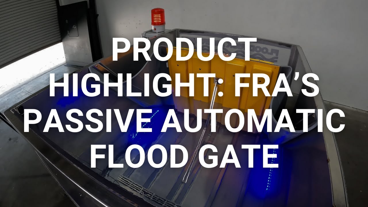 Watch This Automatic Flood Gate Deploy Itself During a Flood
