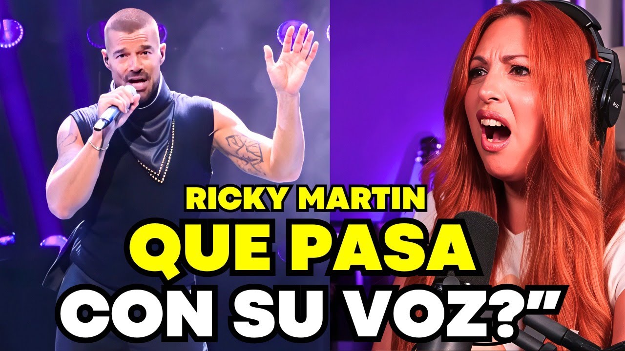 RICKY MARTIN  IMPACTA con ENERGÍA y CAMBIO VOCAL | Vocal Coach Reaction & analysis