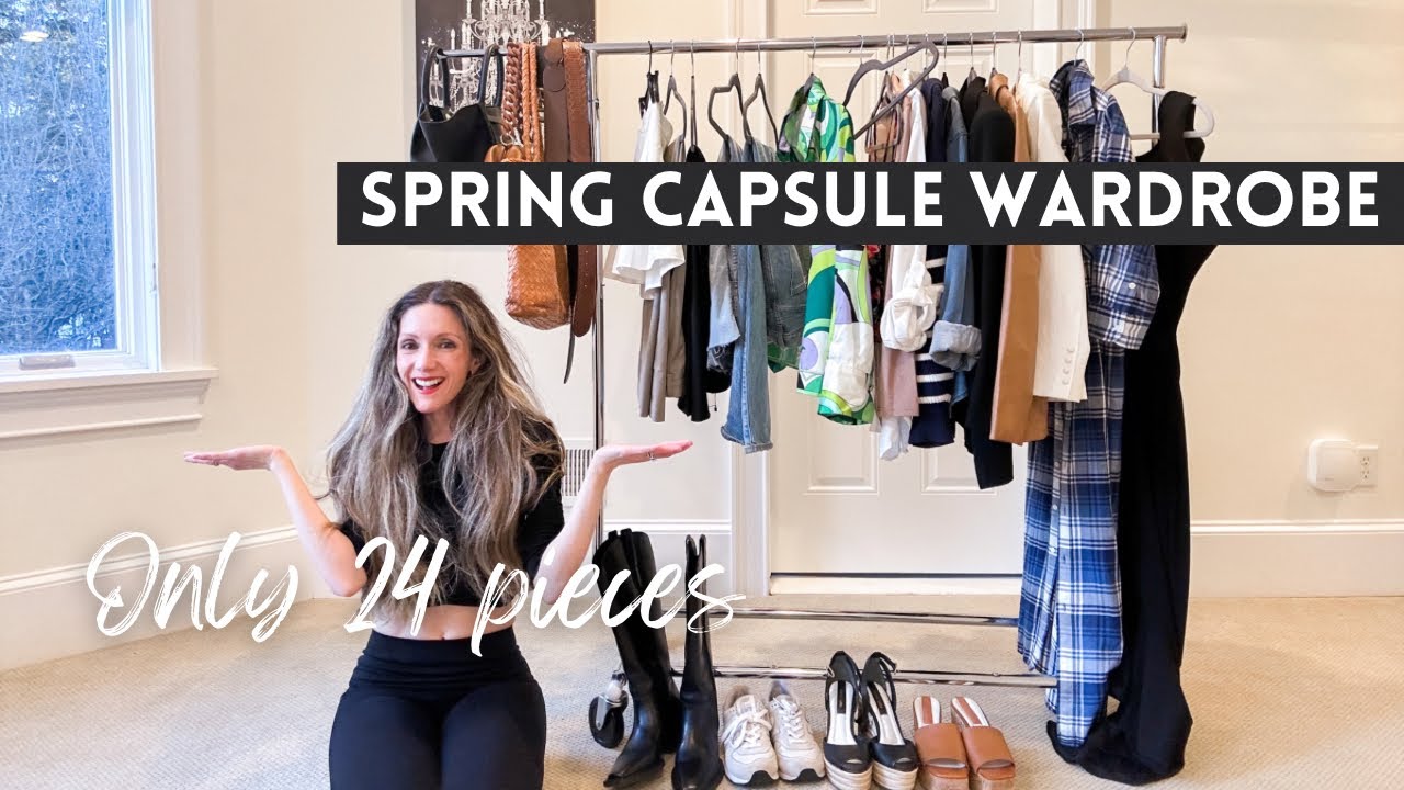 Capsule Wardrobe 2023 ENDLESS Spring Outfit Ideas with 24 Pieces! #style
