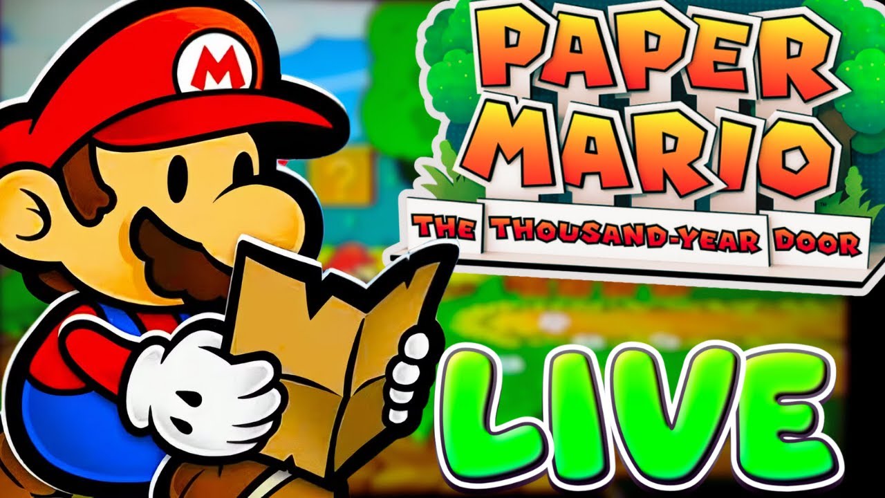 First Time Playing Paper Mario The Thousand Year Door!!
