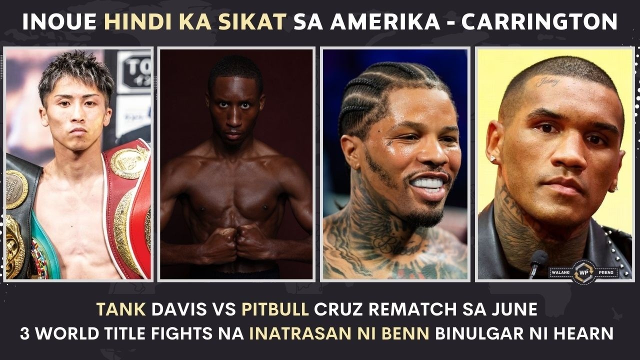 Tank vs Pitbull Rematch sa June | Mga INATRASAN ni Benn Binulgar | Inoue hindi daw SIKAT sa U.S.