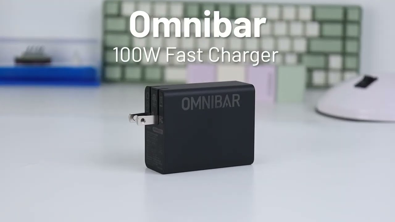 Ultimate 100W GaN Fast Charger - One Charger for Laptop, Phone & Tablet!