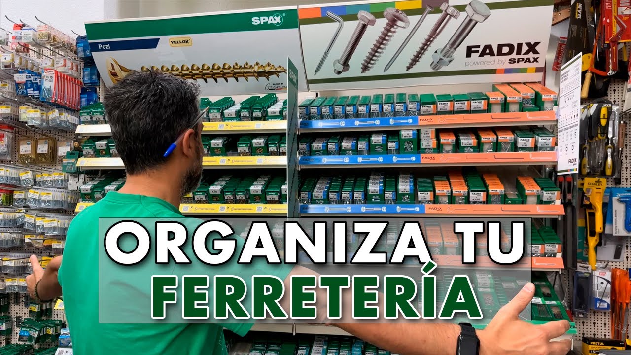 ASI ORGANIZO TODOS LOS TORNILLOS DE MI FERRETER&Iacute;A