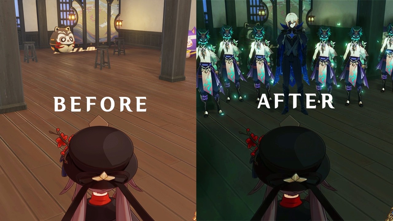 Before and After: Squid Game x Genshin Episode 6