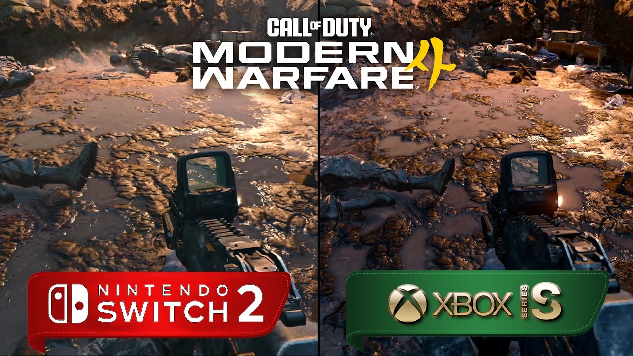 CALL OF DUTY MW4 - XBOX SERIES S vs NINTENDO SWITCH 2 [BETA]