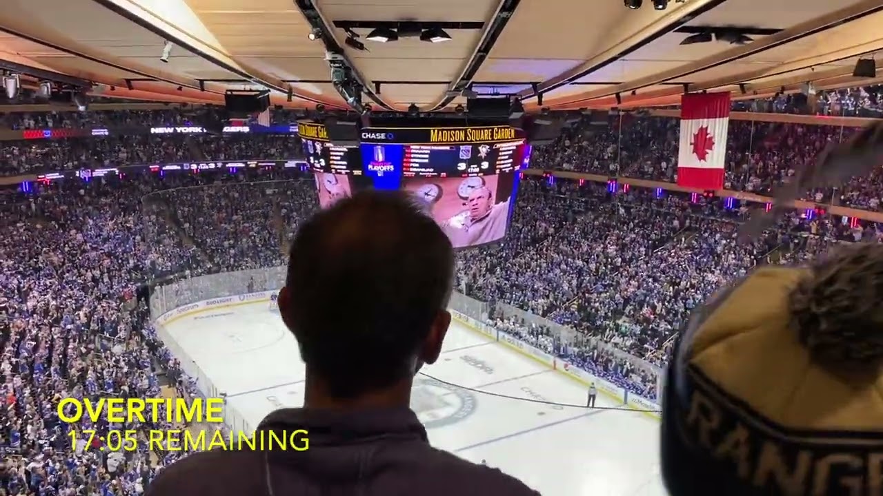 New York Rangers vs Pittsburgh Penguins - 2022 East 1st Round Game 7 FULL OVERTIME in MSG