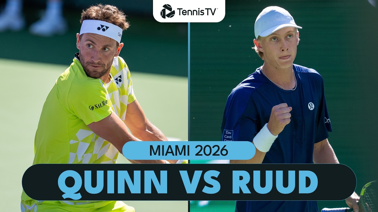Casper Ruud Takes On Ethan Quinn In Miami 👀 | Miami 2026 Highlights