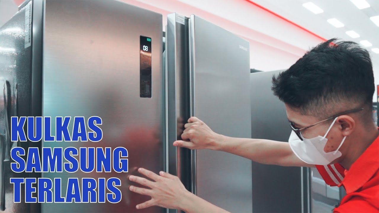 INI Penampakan Kulkas SAMSUNG Terlaris Di Dunia || Beli Kulkas Free Blander || Review RS52B3000M9/SE