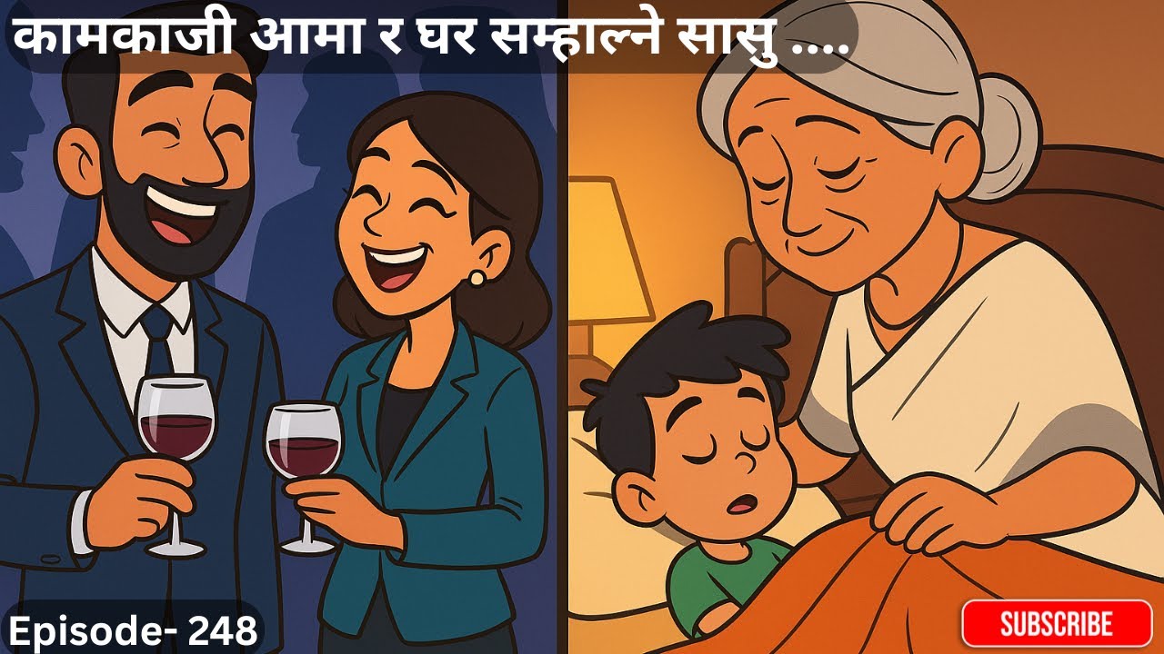 कामकाजी आमा र घर सम्हाल्ने सासु ....- 248 #kathamandap #suspensestories #lokkatha