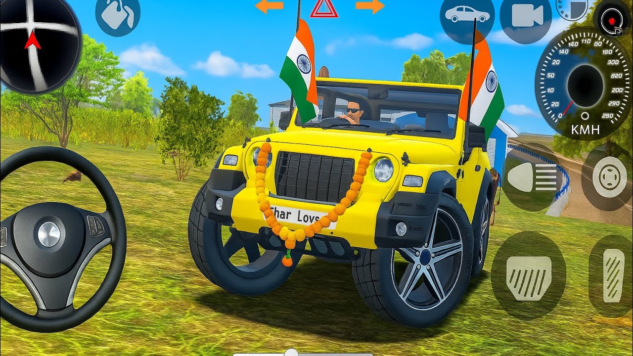 Modified Mahindra Thar Car Games: Indian Cars (Gadi Wala Game) - Car Game Android Gameplay 2025