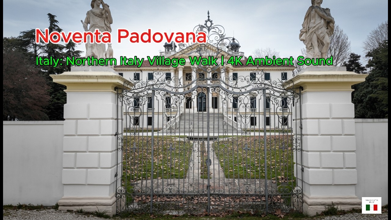 Walking in Noventa Padovana, Italy 🇮🇹 | 4K ASMR City Walk