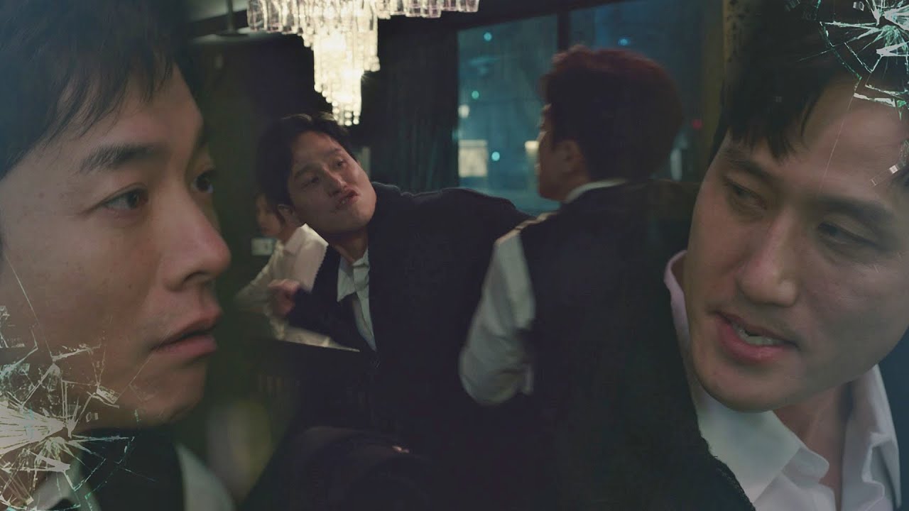 김희애 이야기로 신경전 끝에 다투는 박해준(Park Hae Joon)과 김영민(Young Min Kim) 부부의 세계(the world of the married) 9회