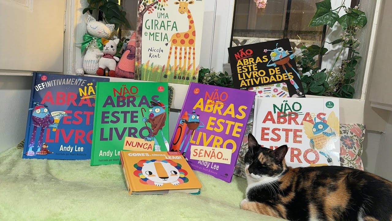 Boa noite Histórias: Uma girafa e meia | cores circulo leão | não abras este livro