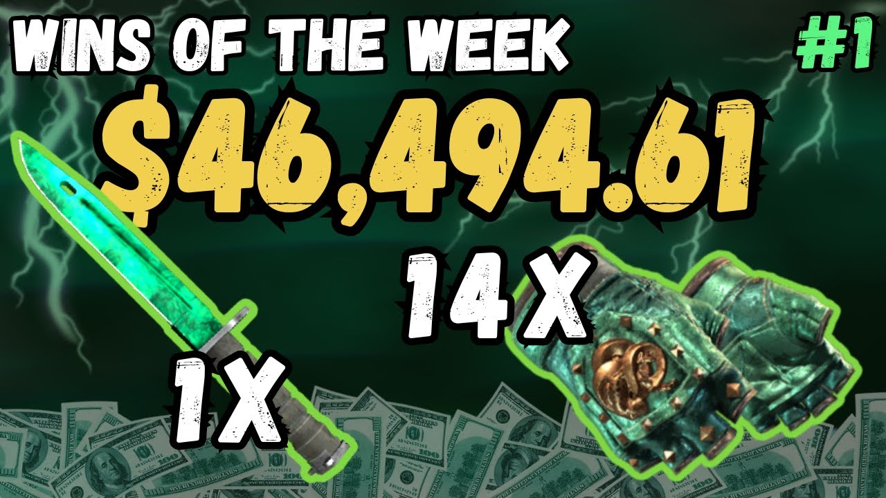 TOP WINS OF THE WEEK! (CSGOROLL, CLASH, RAIN) | Week 1