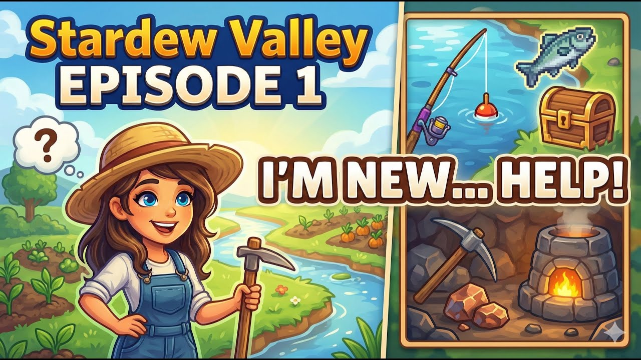 I’m New to Stardew Valley… and I’m Already Confused 😅 | Episode 1