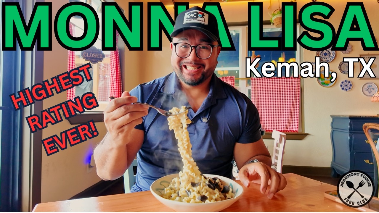 MY HIGHEST RATING EVER! Monna Lisa Trattoria - Kemah TX