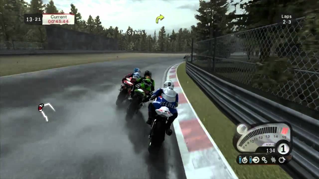 SBK 2011 | BMW S1000RR @ Monza - Rain