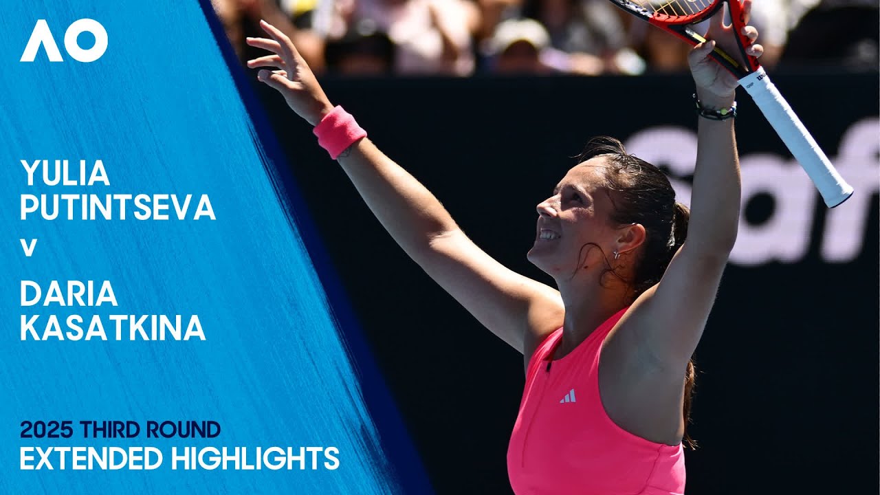Yulia Putintseva v Daria Kasatkina Extended Highlights | Australian Open 2025 Third Round